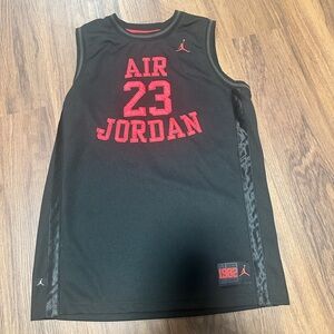 Michael Jordan Air 23 Black and Red Jersey - Chicago Bulls
